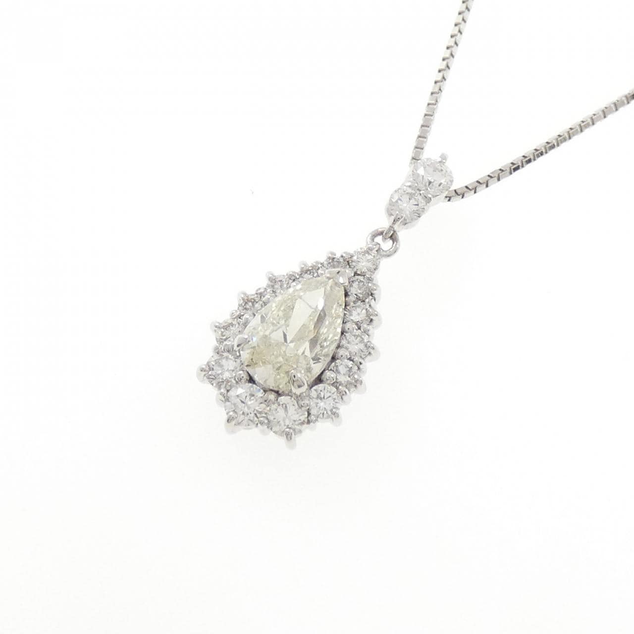 PT900/PT850 ダイヤモンド ネックレス 1.003CT