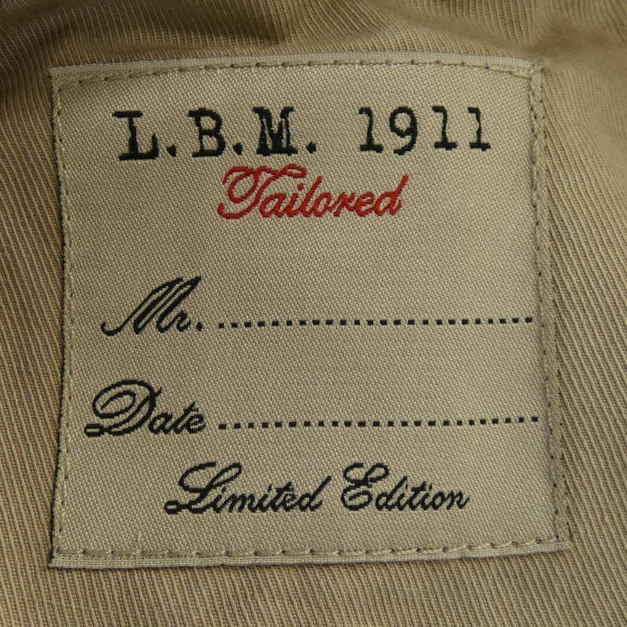 LBM 1911 LBM 1911 vest