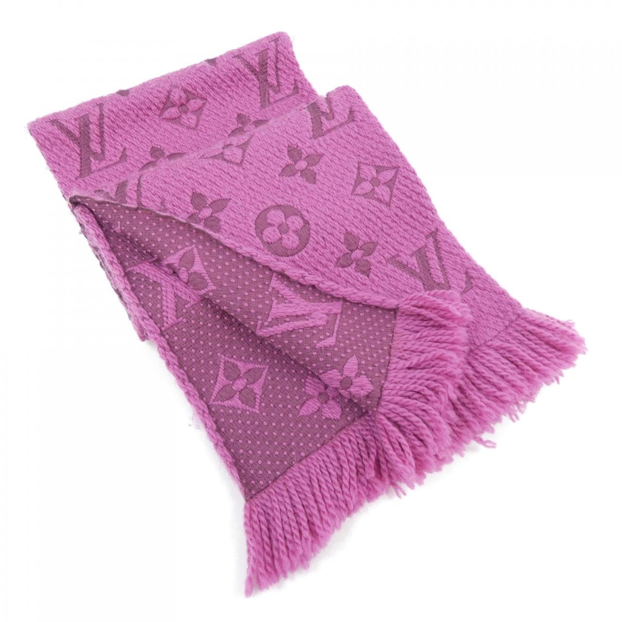 ルイヴィトン LOUIS VUITTON エシャルプ ロゴマニア M70461 MUFFLER