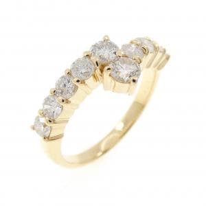 K18YG ダイヤモンド リング 1.01CT