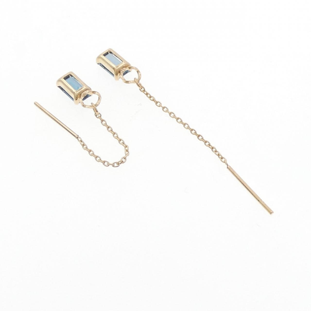 K10YG ブルートパーズ ピアス