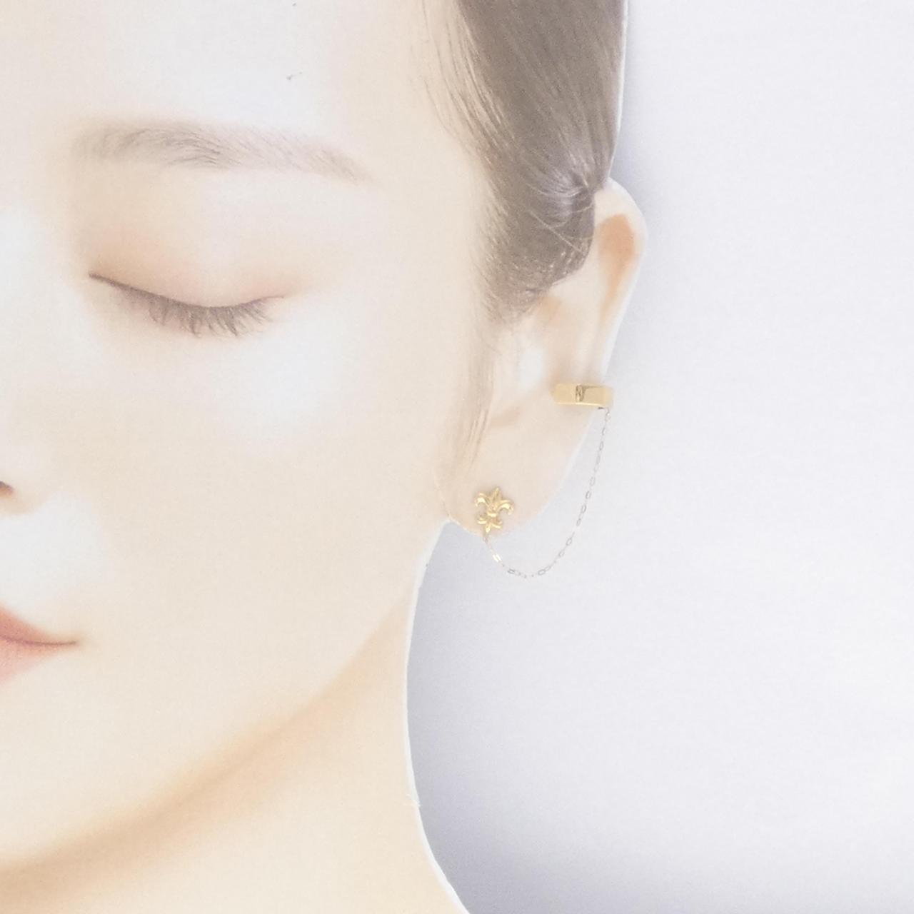 K18YG earrings (one ear)