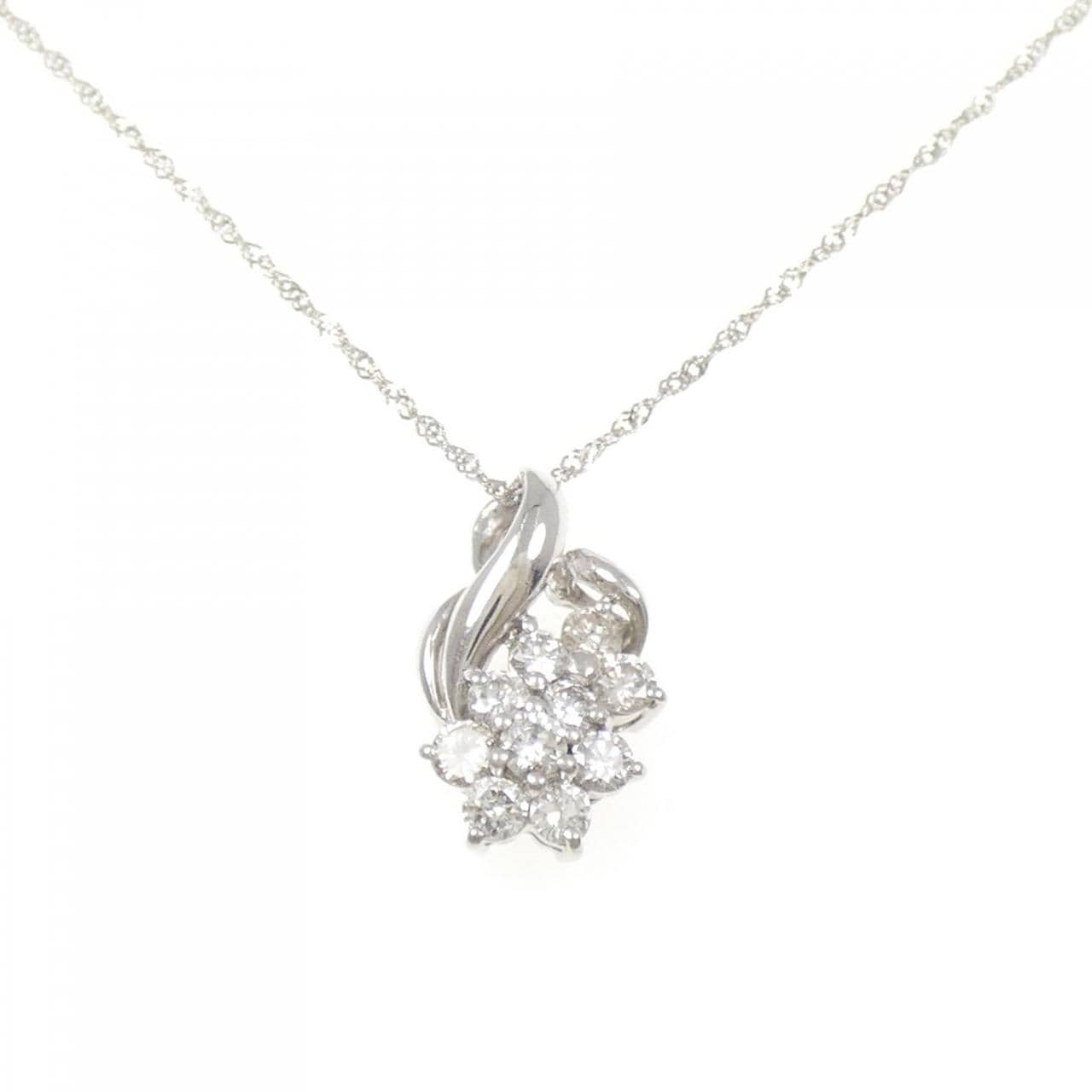 PT900/PT850 ダイヤモンド ネックレス 0.51CT