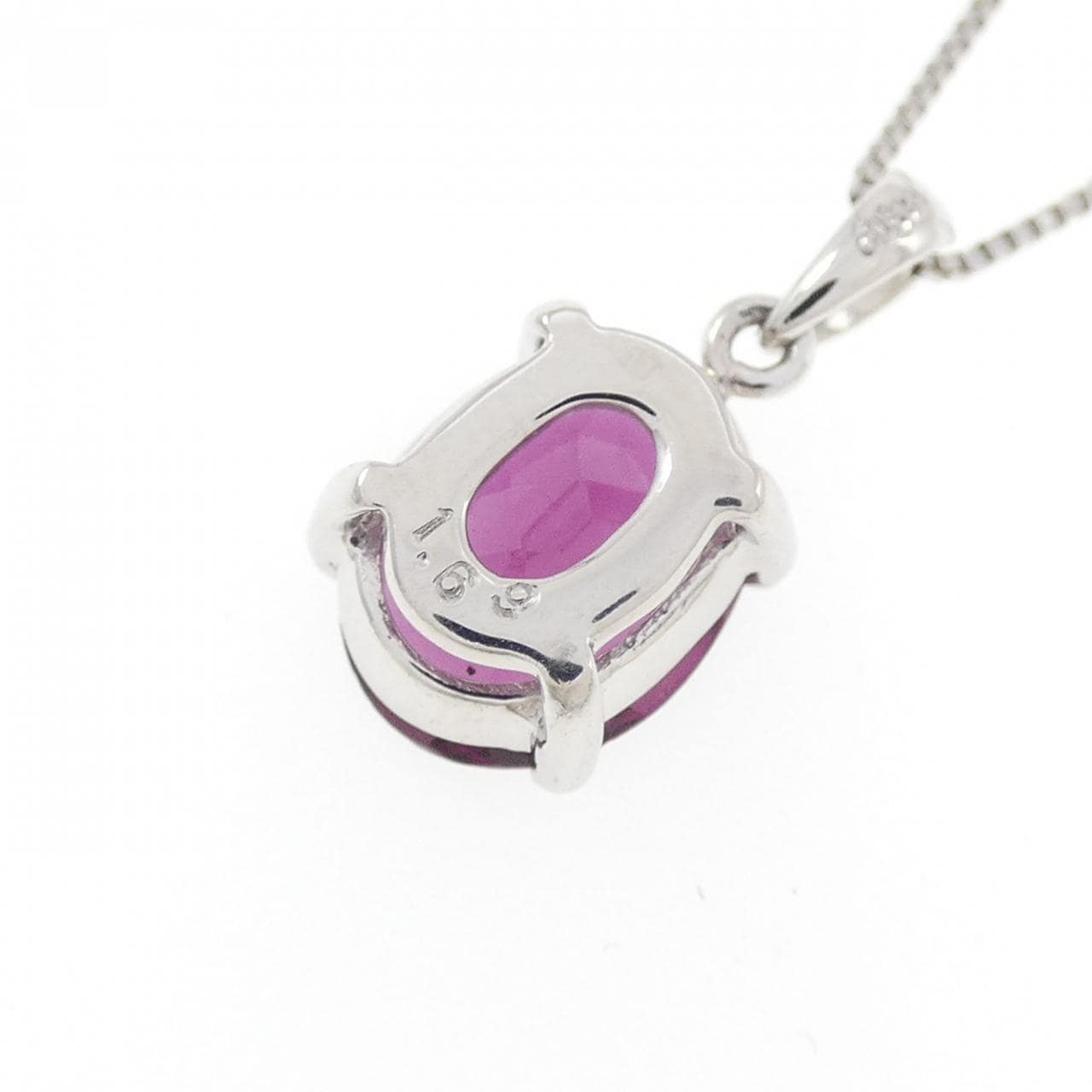 PT900/PT850 ガーネット ネックレス 1.69CT