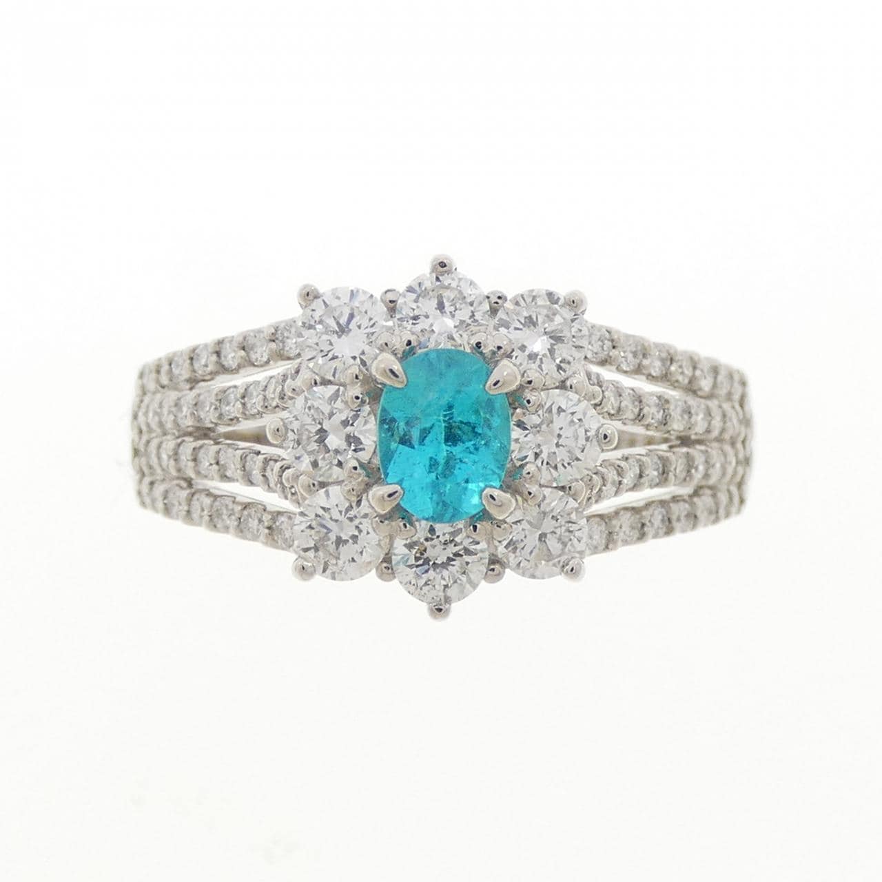 PT900 パライバトルマリン リング 0.29CT