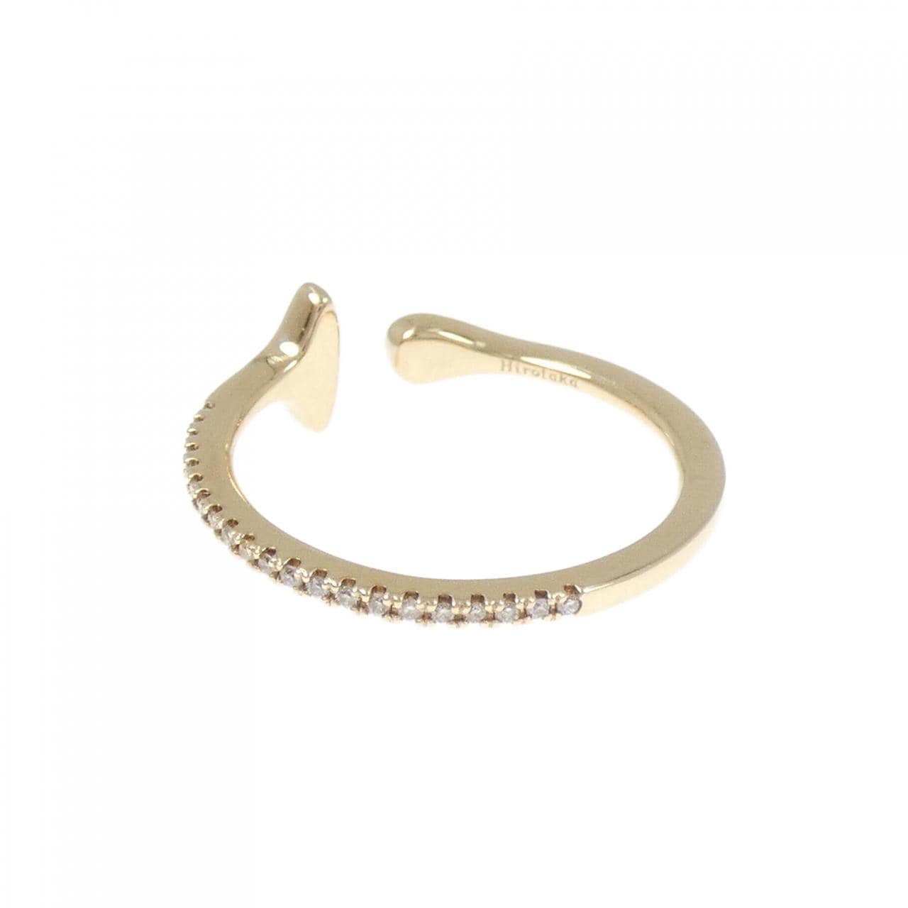 ヒロタカ ゴサマー イヤーカフ 0.10CT 片耳