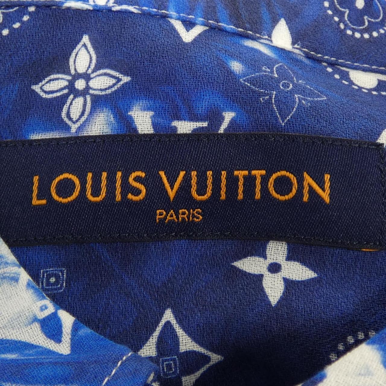 ルイヴィトン LOUIS VUITTON モノグラムバンダナフックディテールロングスリーブシャツ HNS08WN08 シャツ