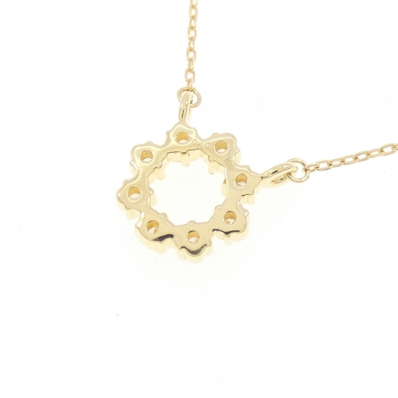 K18YG ダイヤモンド ネックレス 0.10CT