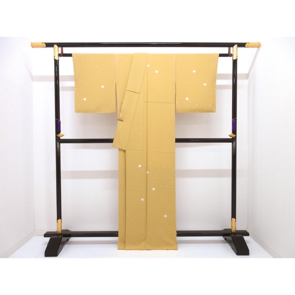 【未使用品】訪問着　友禅加工絞り入　身幅Ｌ寸