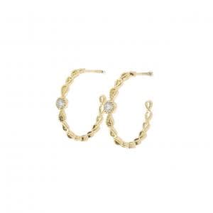 K18YG ダイヤモンド ピアス 0.10CT