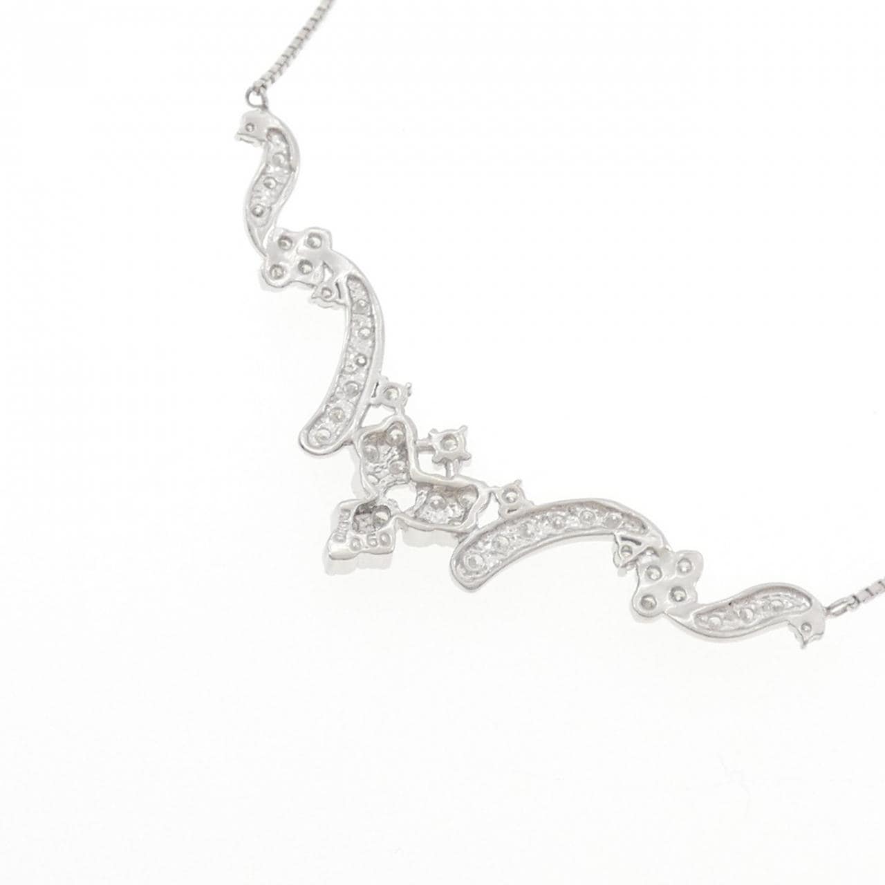 PT900/PT850 ダイヤモンド ネックレス 0.50CT