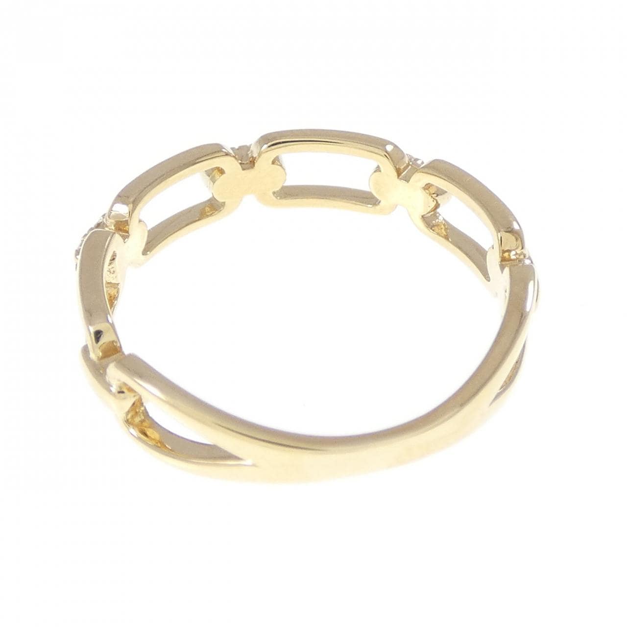 K18YG ダイヤモンド リング 0.04CT