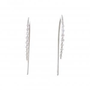 PT950 ダイヤモンド ピアス 0.20CT