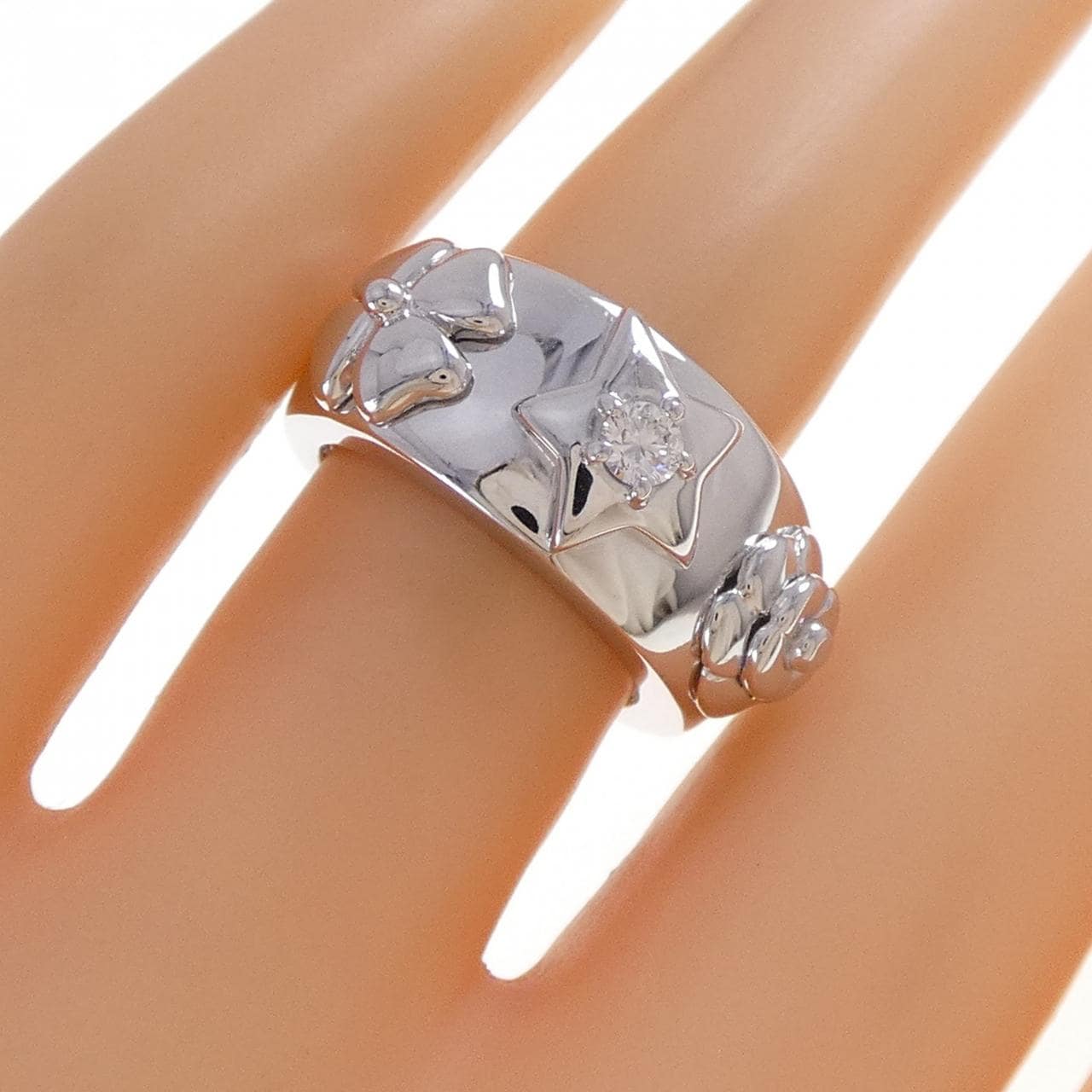 【ヴィンテージ】シャネル スリーシンボルズ リング