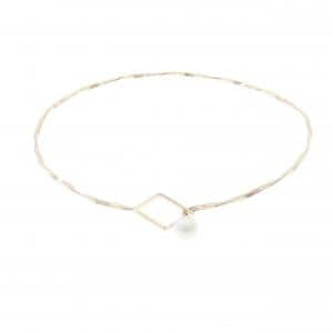 K10YG 淡水パール バングル