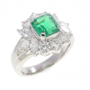 PT900 エメラルド リング 0.84CT