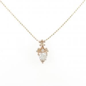 K18PG ダイヤモンド ネックレス 0.39CT