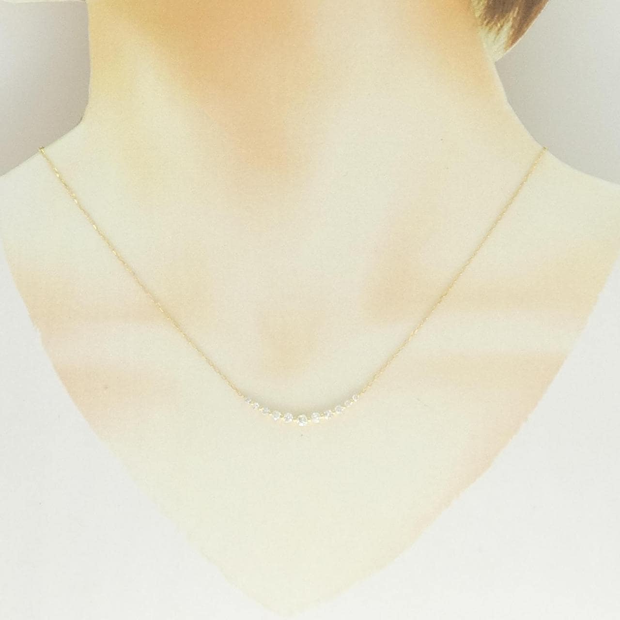 K18YG ダイヤモンド ネックレス 0.50CT