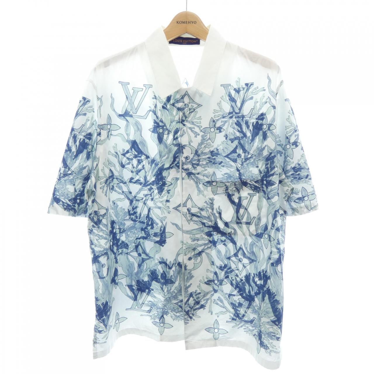 ルイヴィトン LOUIS VUITTON グラフィックショートスリーブコットンシャツ HPS36WAAV S／Sシャツ