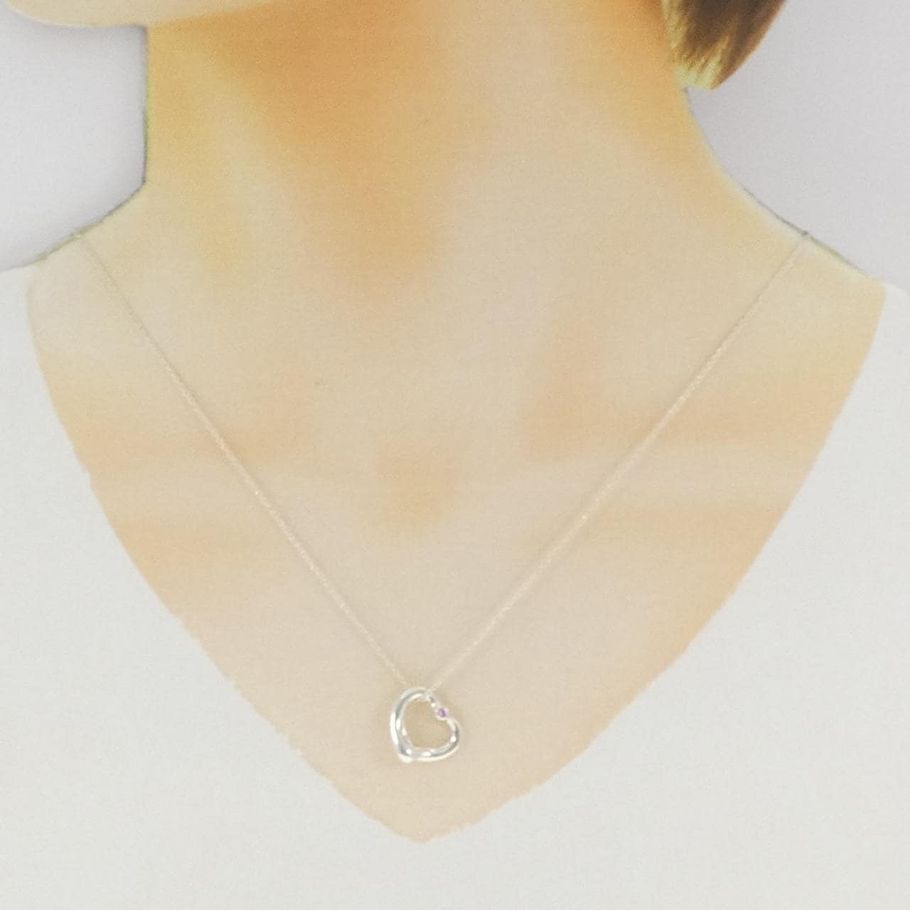 ティファニー オープンハート ネックレス