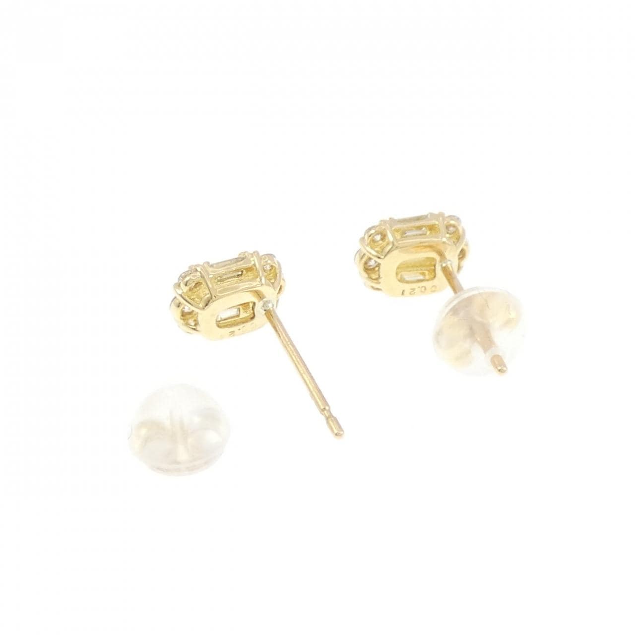 K18YG ダイヤモンド ピアス 0.42CT