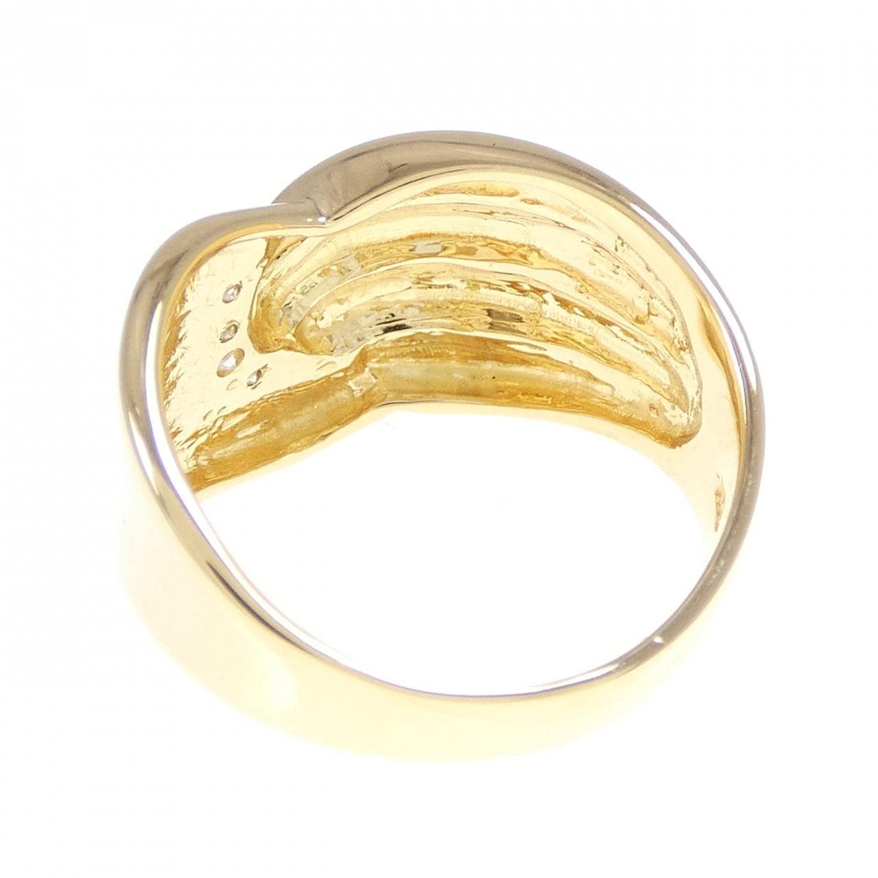 K18YG ダイヤモンド リング 0.03CT