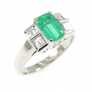 PT900 エメラルド リング 1.10CT