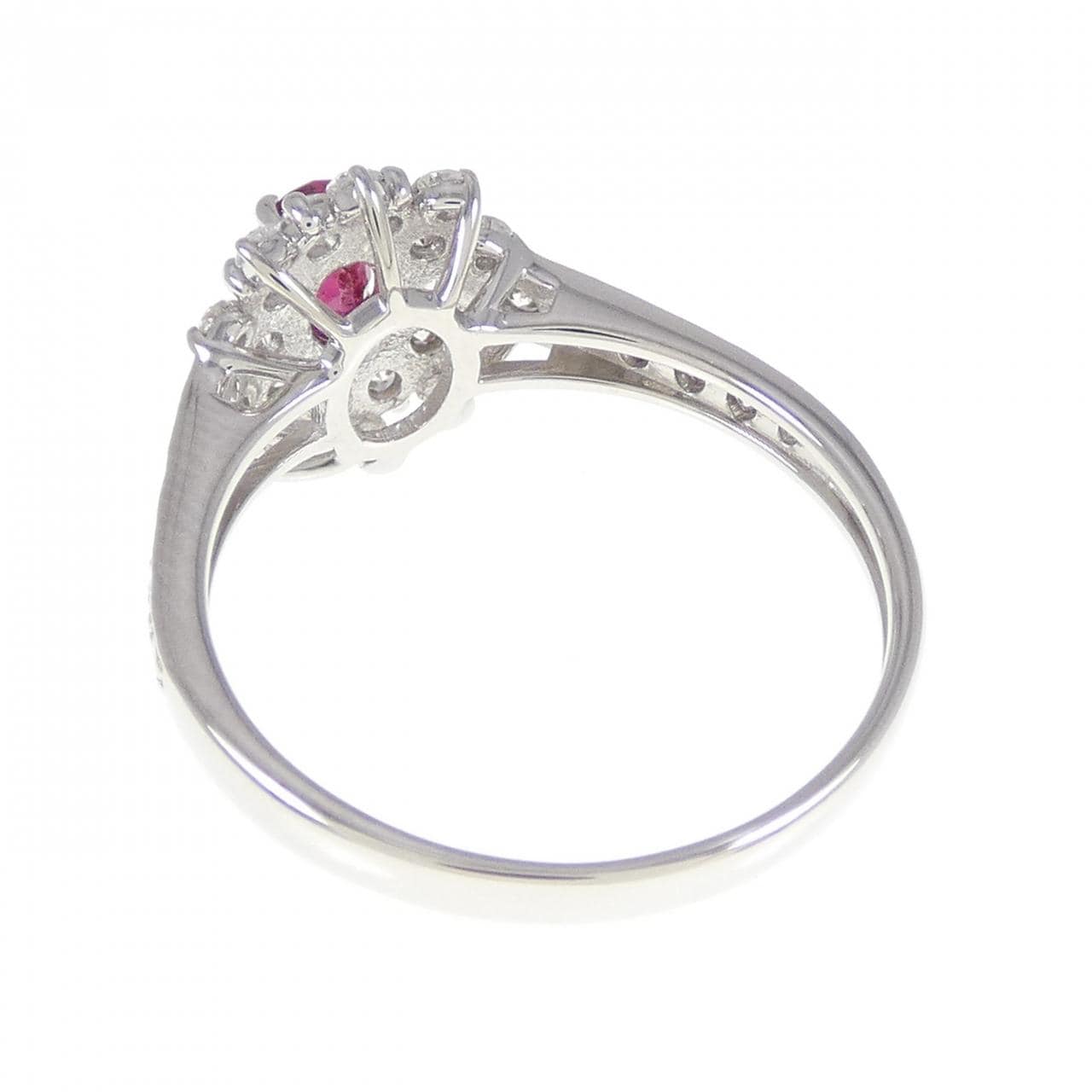 PT950 ルビー リング 0.50CT