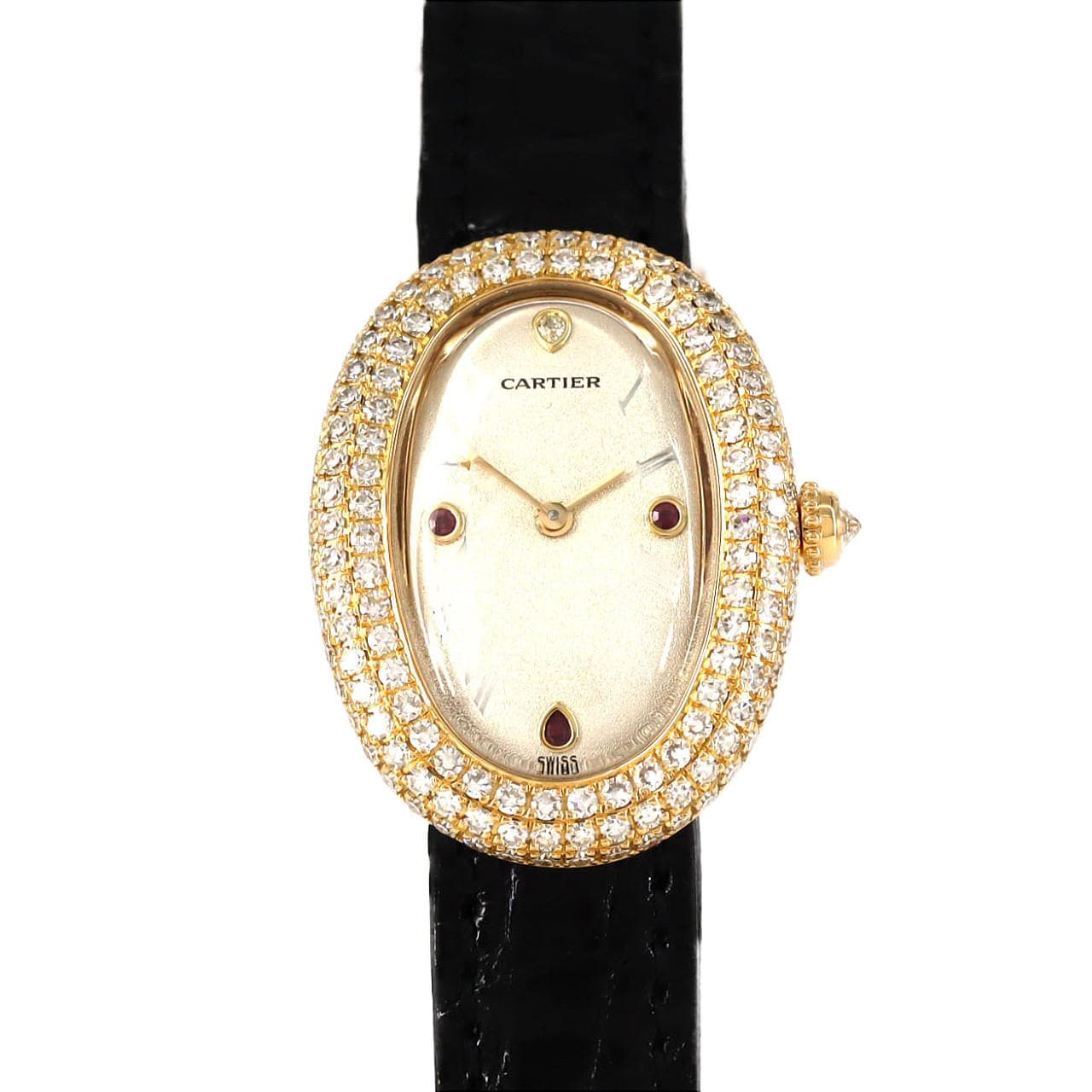 カルティエ ベニュワール YG/3D･1P&3R WB502751 YG クォーツ