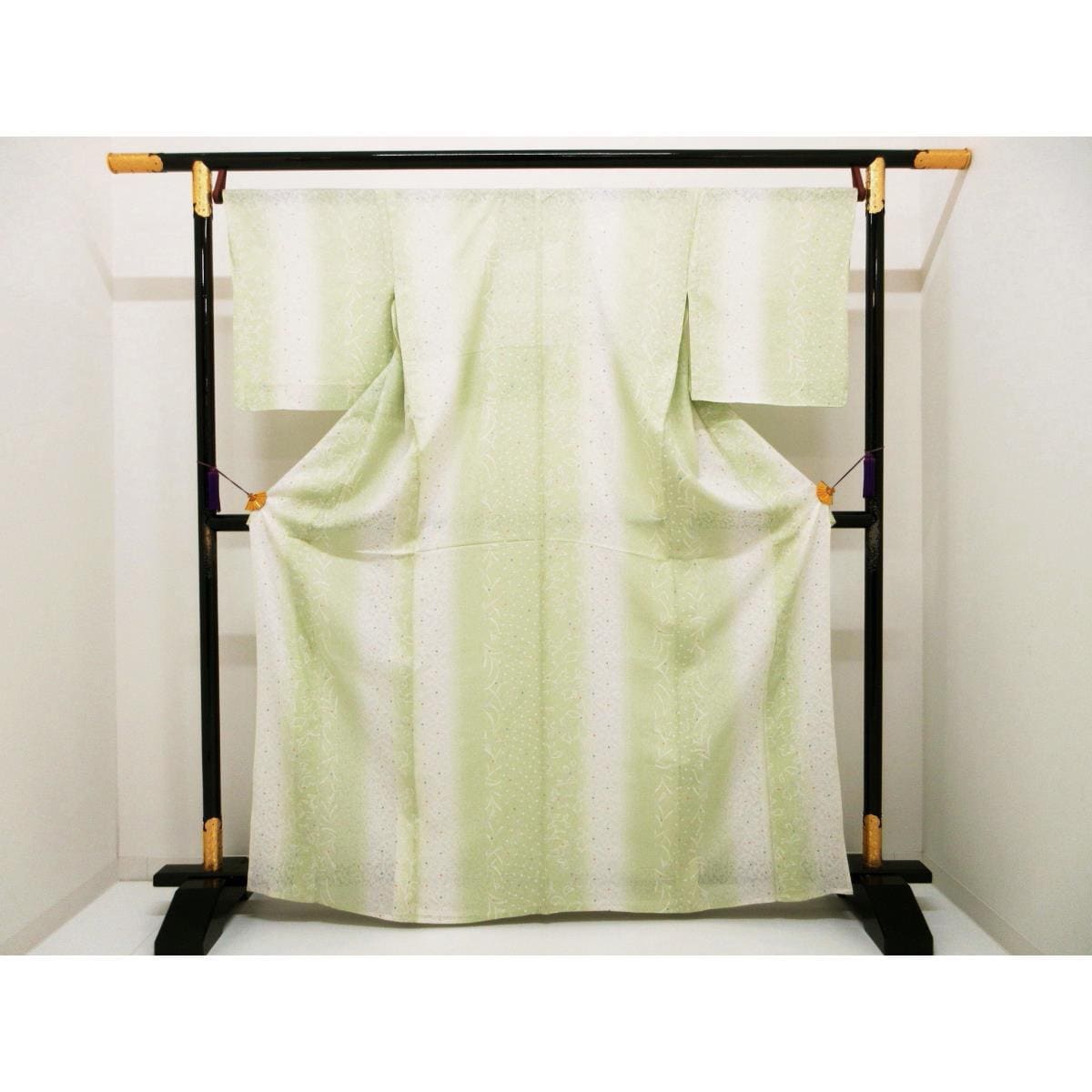 【未使用品】単衣　紋紗織小紋