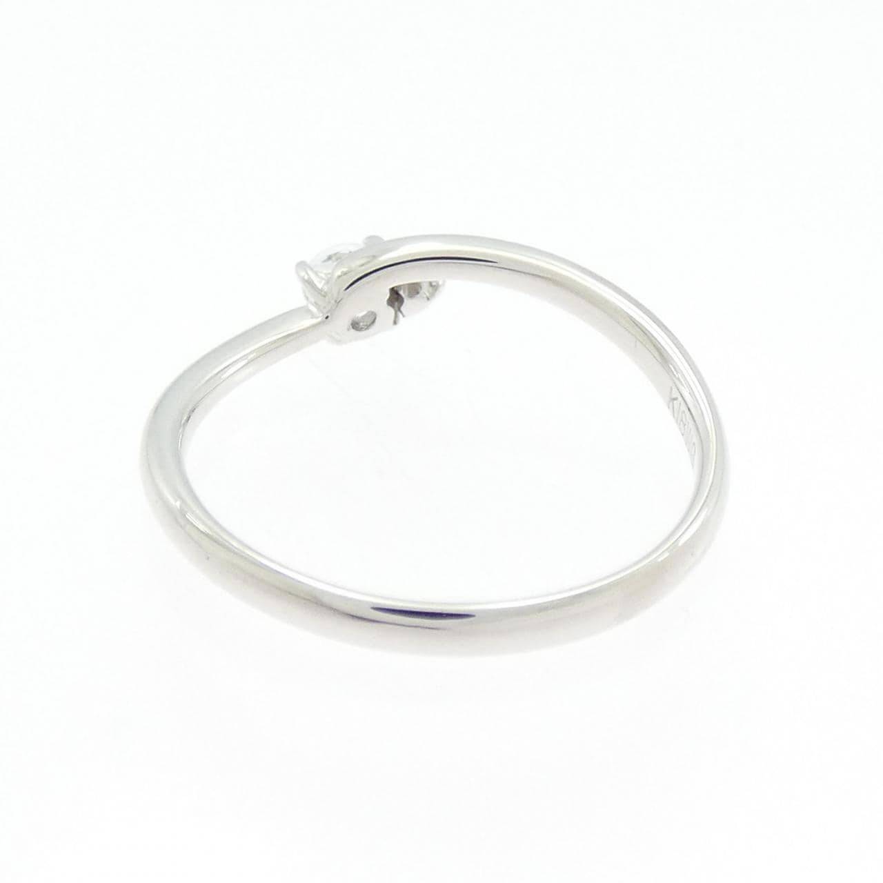 K18WG アクアマリン リング