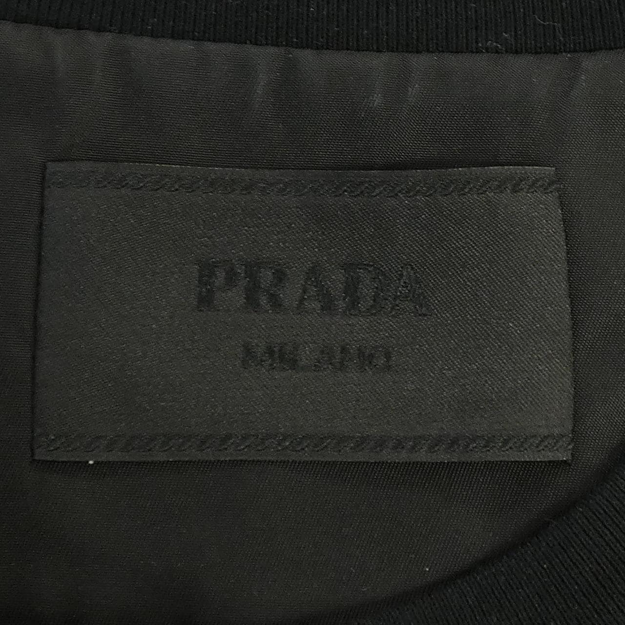 プラダ PRADA トライアングルロゴ RE-NYLON ジャージー Tシャツ UJN661 SWMO 11CK Tシャツ