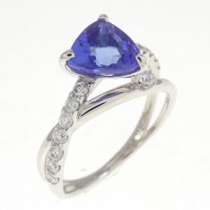 PT タンザナイト リング 1.37CT