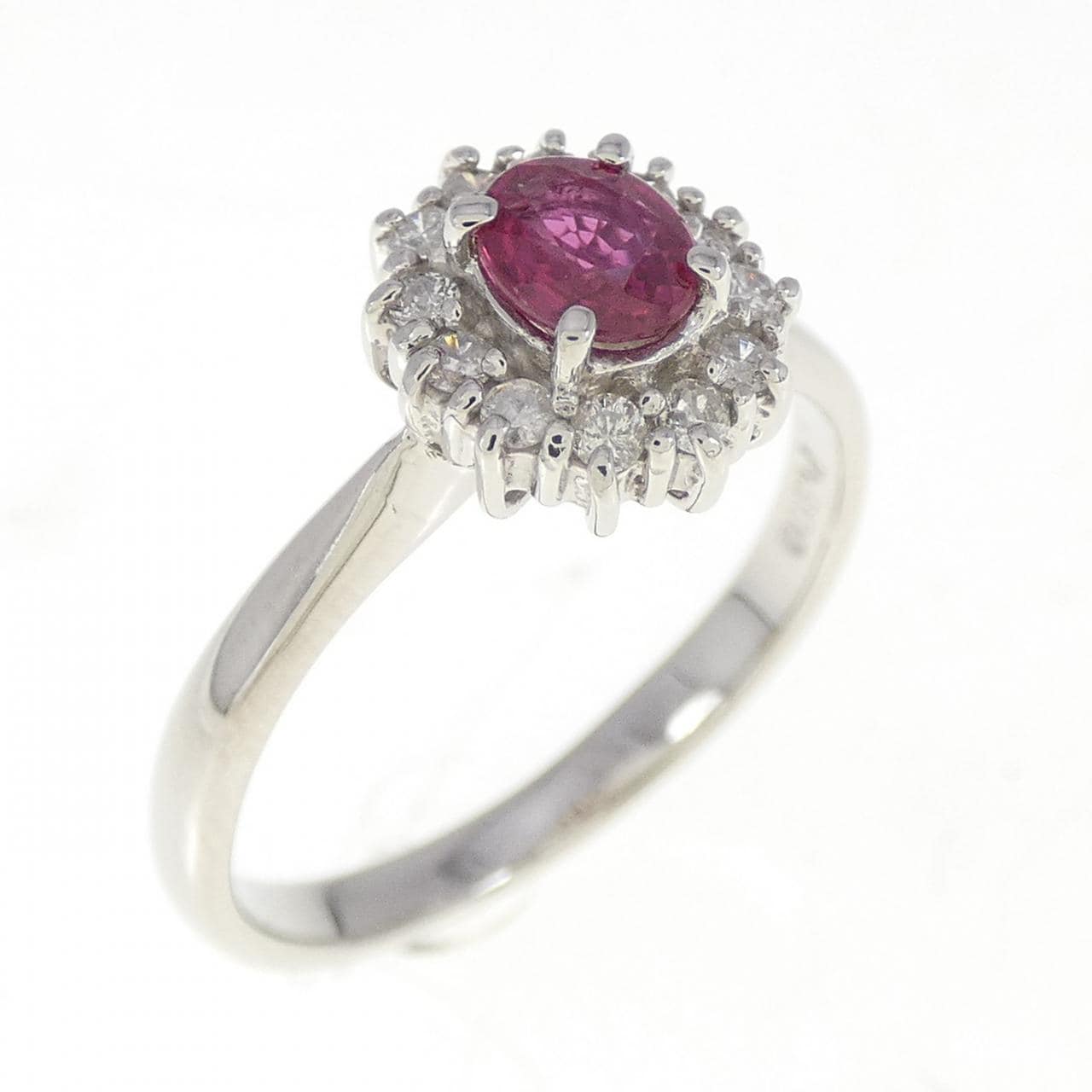 PT900红宝石戒指0.33CT