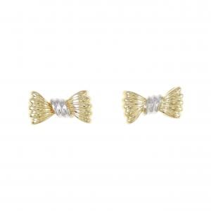 PONTE VECCHIO Ribbon 750YG/750WG Earrings