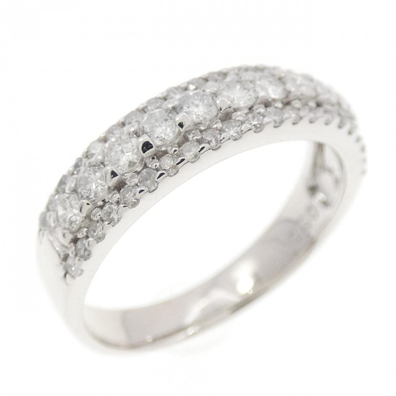 K14WG ダイヤモンド リング 0.50CT