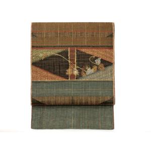 袋帯　リバーシブル　芯なし仕立【渡文】