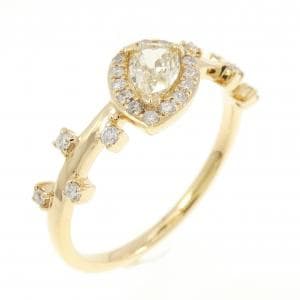 【新品】K18YG ダイヤモンド リング 0.31CT
