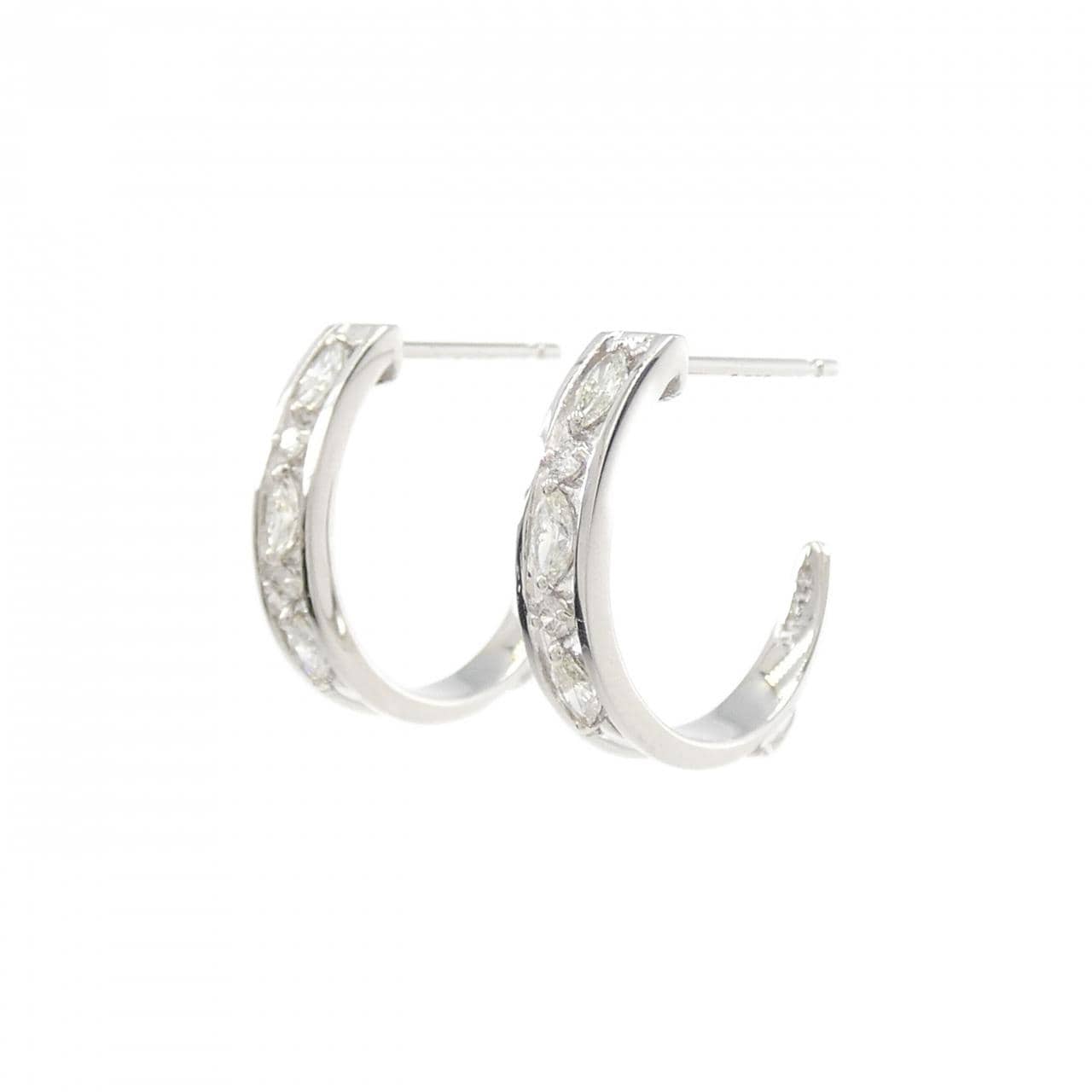 【新品】PT900 ダイヤモンド ピアス 0.24CT