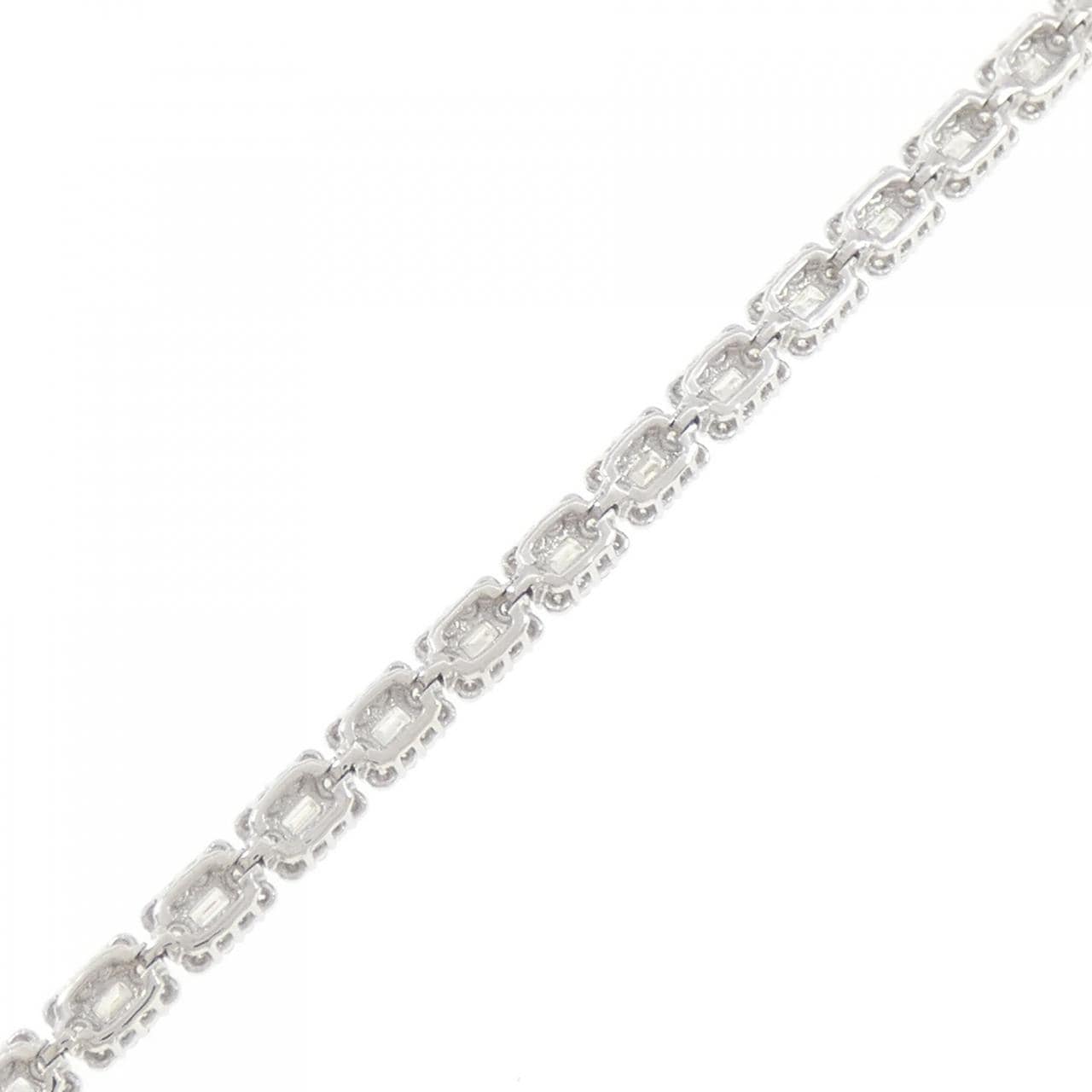 【新品】PT900/PT850 ダイヤモンド ブレスレット 5.15CT