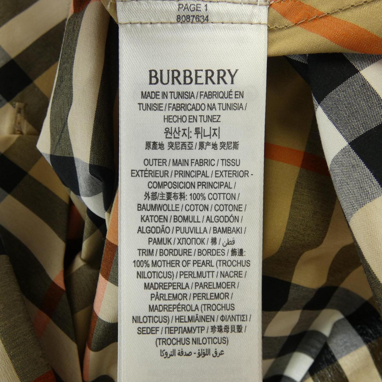 バーバリー BURBERRY 8087634 シャツ