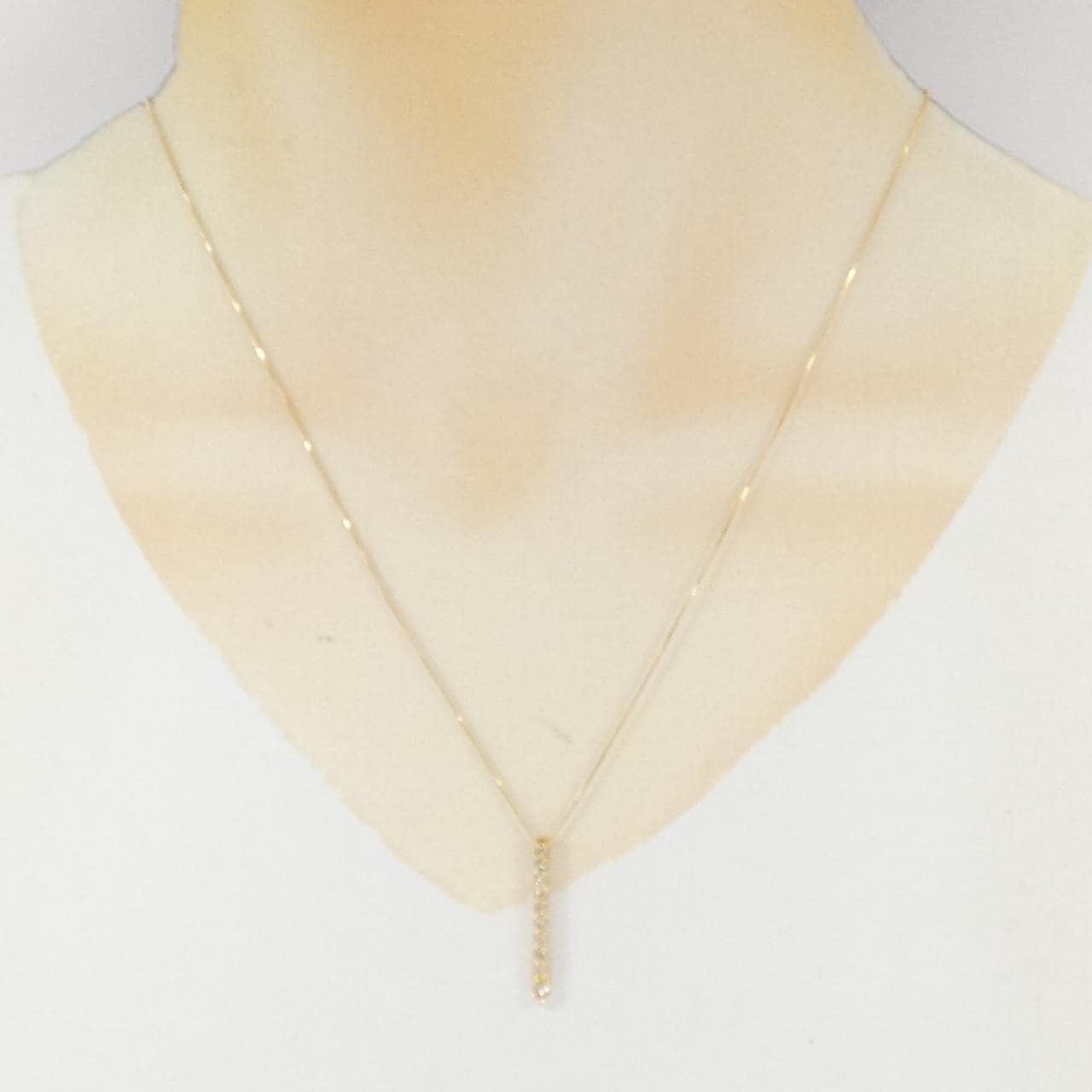 K18YG ダイヤモンド ネックレス 0.3CT