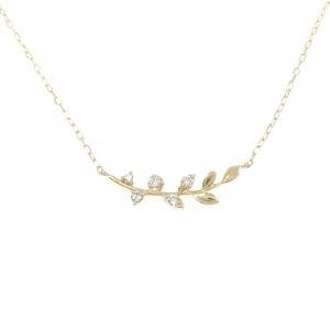 4゜C リーフ ダイヤモンド ネックレス