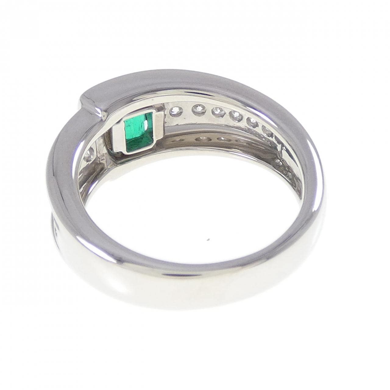 PT900 エメラルド リング 0.46CT