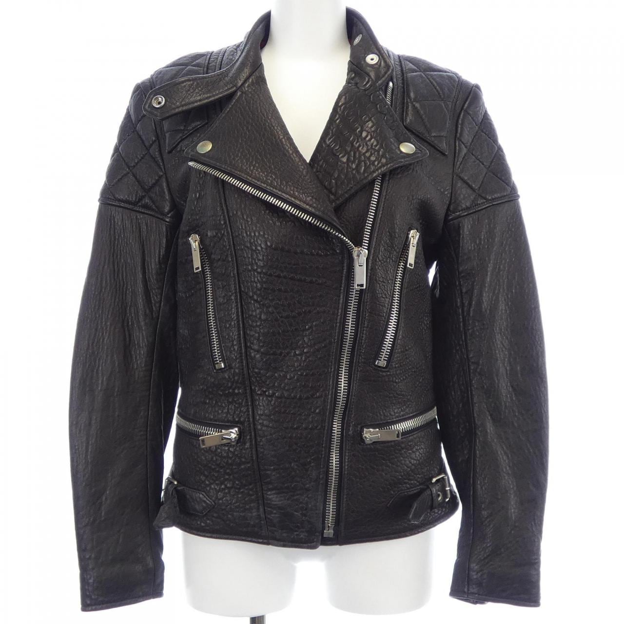 CELINE 2 5I85/4247 Leather Jacket