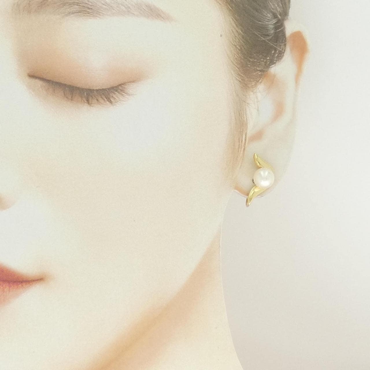 ミキモト アコヤパール イヤリング 7.4mm