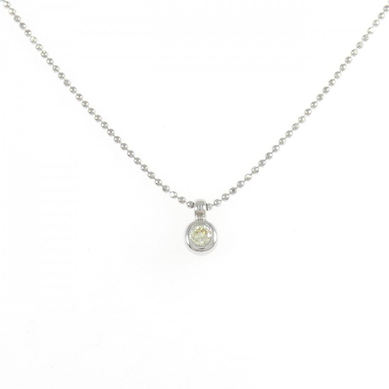 PT900/PT850 ダイヤモンド ネックレス 0.1CT