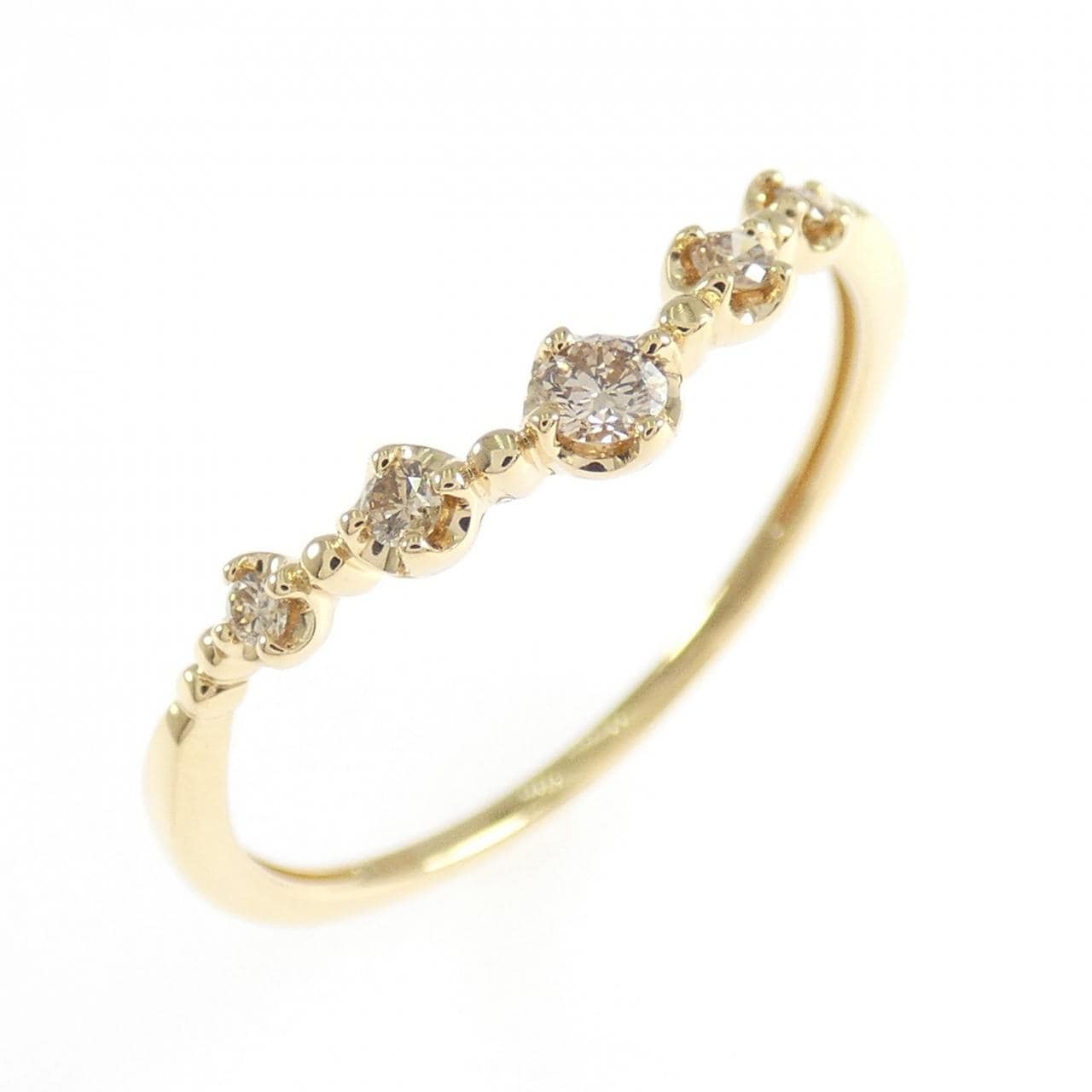 K18YG ダイヤモンド リング 0.10CT