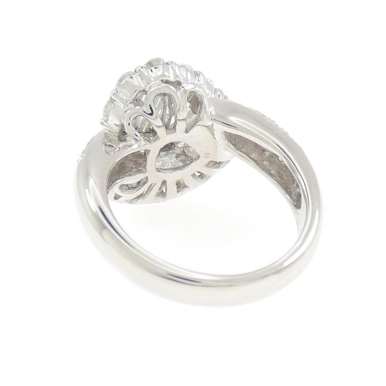PT900 リーフ ダイヤモンド リング 1.84CT