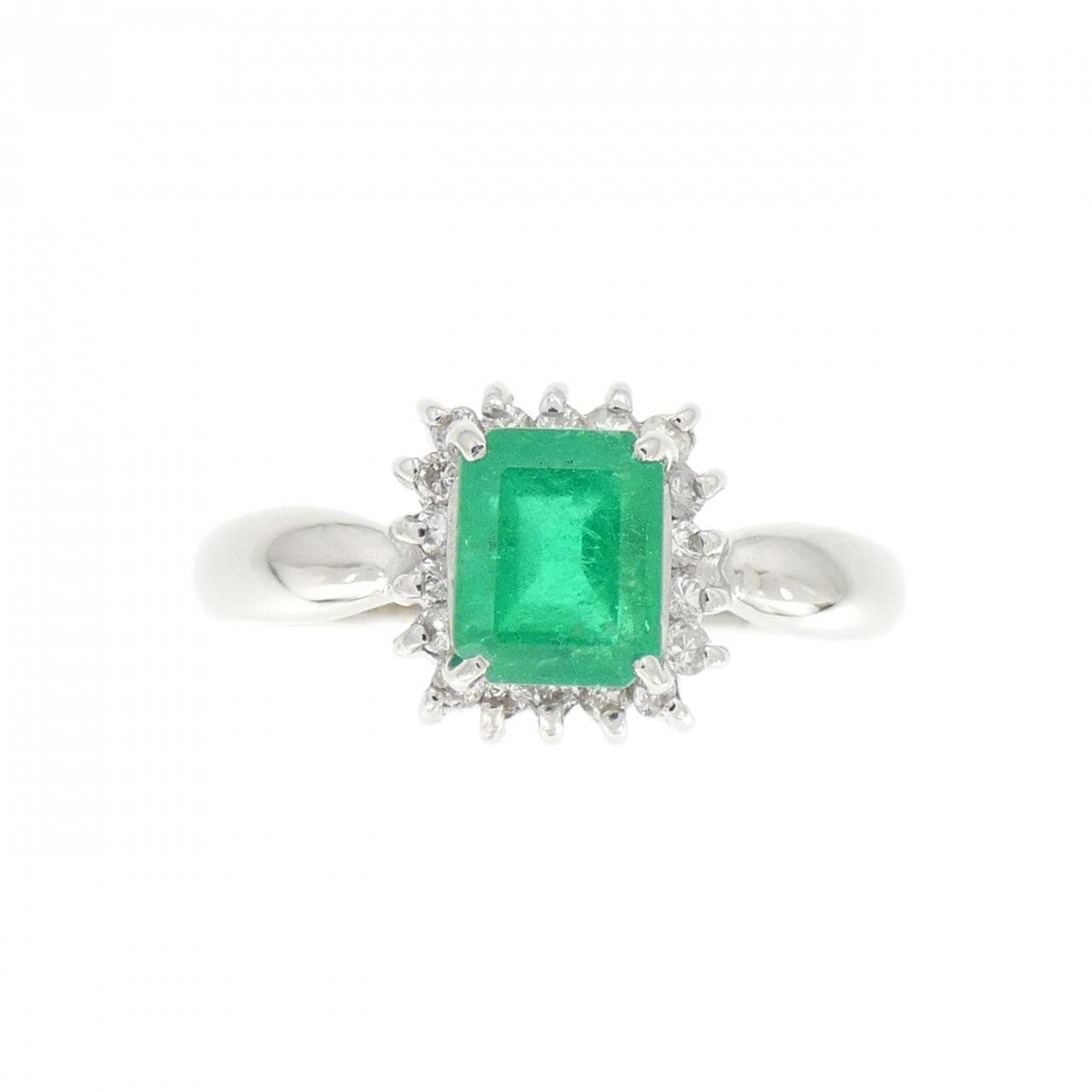 PT900 エメラルド リング 0.74CT